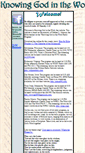 Mobile Screenshot of knowinggodintheword.org